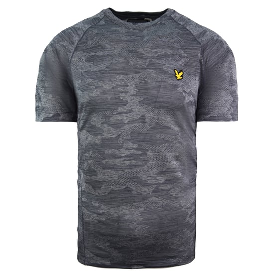 Lyle & Scott Camo Sports Heren Grijs T-Shirt - Image 1