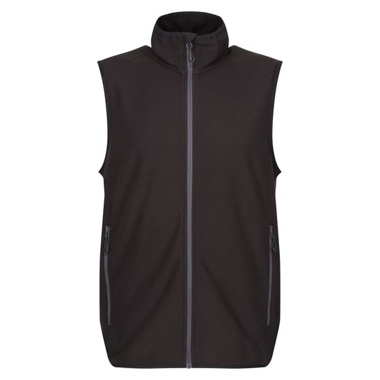 Regatta Navigate Fleece Gilet för herrar (Svart/Seal Grey) - Image 1