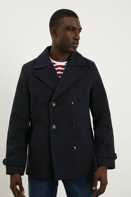 Signature Wool Blend Peacoat
