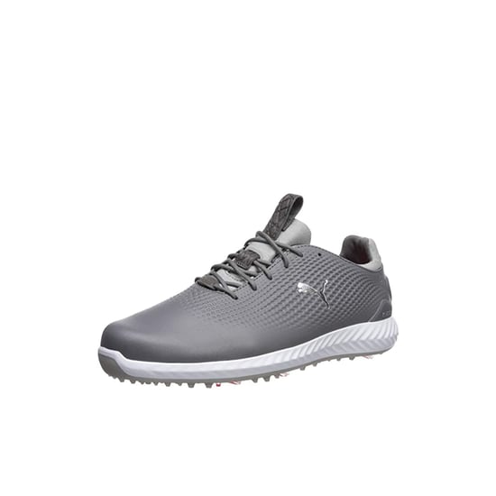 PUMA Power Adapt 2.0 Golf Lace-Up Grå Smooth Leather Herrskor 190581 03 - Image 3