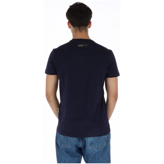 Plein Sport T-shirt med tigerlogotyp i marinblå stor modell - Image 2