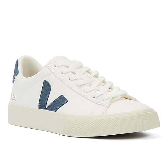 Veja Campo California Women's White/Blue Trainers - Image 2