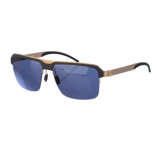 Rectangular metal sunglasses M1049 men - Image 1