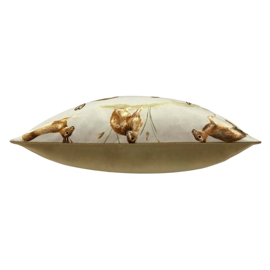 Evans Lichfield Country Running Hares Hand Painted Printed Cushion Cover