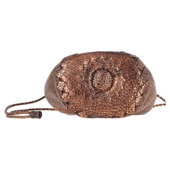 Bottega Veneta Trekkoord Tas in Bronzen Cervo Leder - Image 6