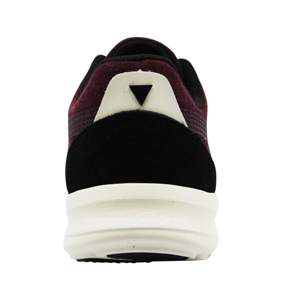 Puma Duplex Evo Camping Burgundy Leather Lace Up Mens Trainers 361921 01