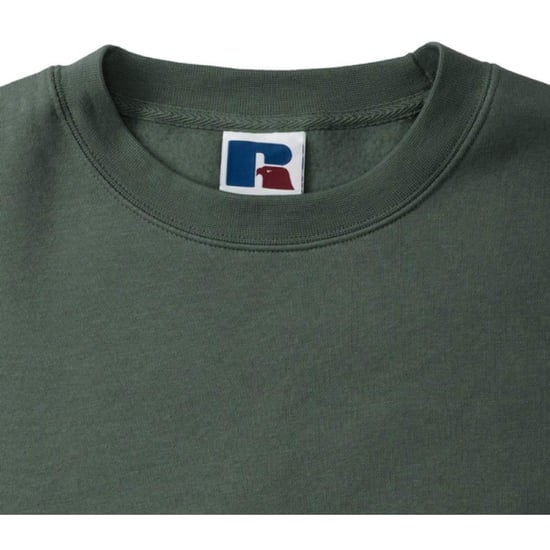 Russell Mens Authentic Sweatshirt (Slimmer Cut) (Bottle Green) - Image 3