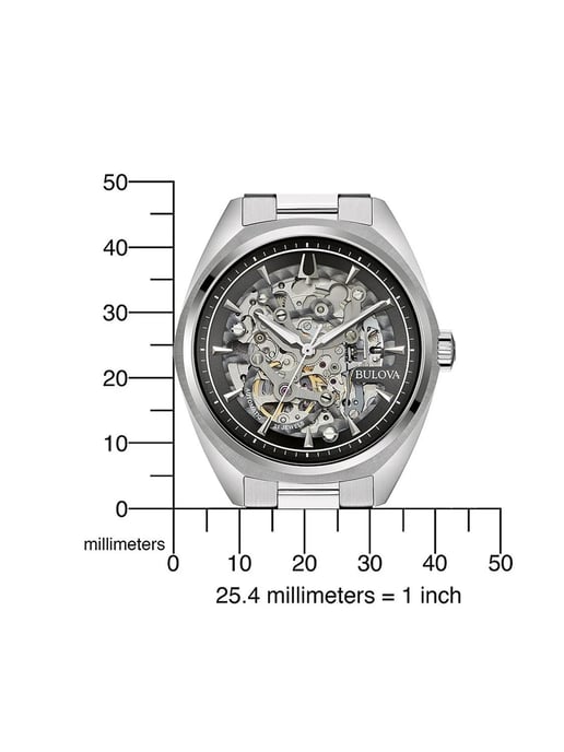 Bulova Surveyor Heren Zilver Watch 96A293 - Image 4