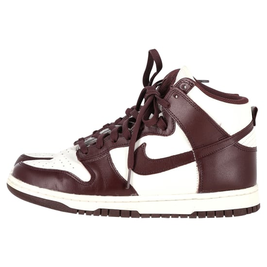 Nike Dunk High Burgundy Crush Sneakers in Burgundy Leather - Image 4