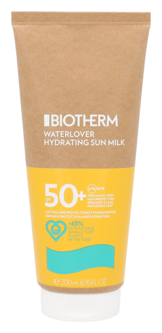 Biotherm Waterlover Hydrating Sun Milk Tube SPF50+ 200ml. - Image 2