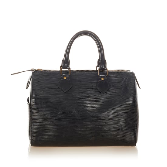 Vintage Louis Vuitton Epi Speedy 25 Black - Image 3