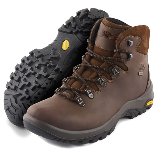 North Ridge Men's Traverse Waterproof Walking & Hiking Mid Boots with Vibram Outsole