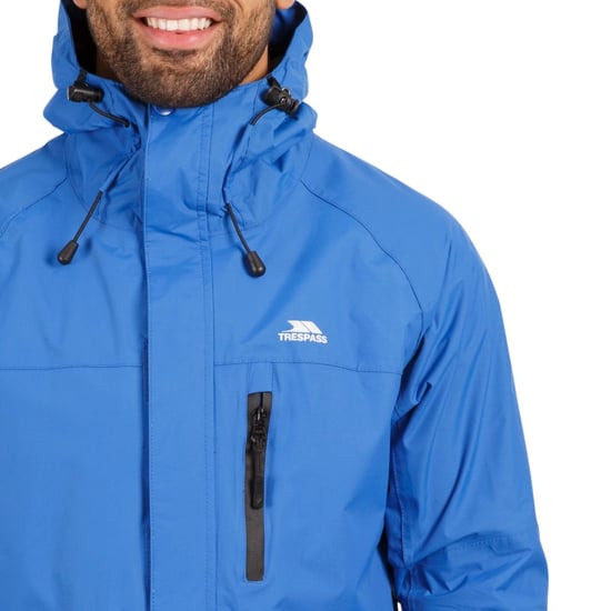 Trespass Mens Corvo Hooded Full Zip Waterproof Jacket/Coat