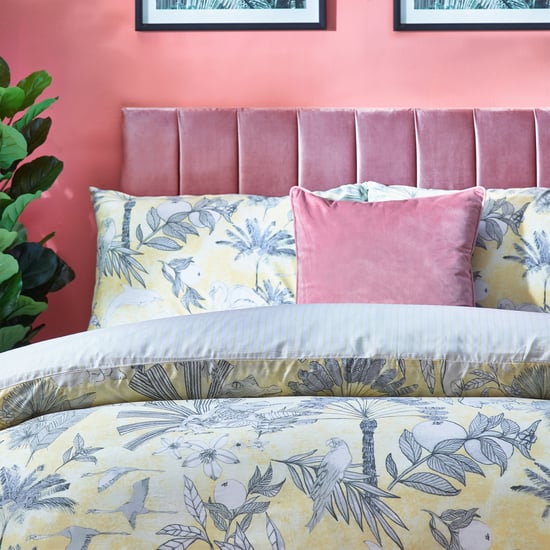 Colony Palm Tropical Reversible Duvet Cover Set - Image 2