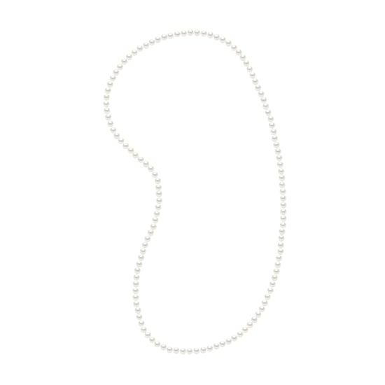 DIADEMA - Necklace - OPERA Real Freshwater Pearls - White