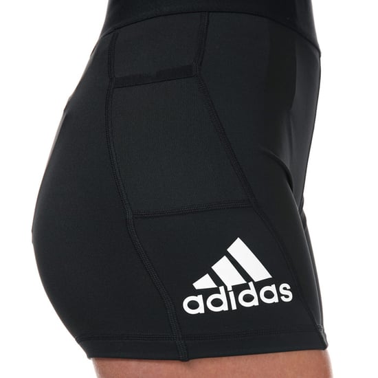 Women's adidas Techfit 3 Inch Short Tights in Black-White