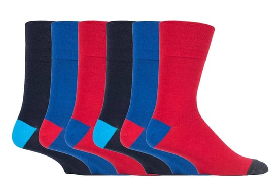 Gentle Grip - 6 Pairs Mens Gentle Grip Non Elastic Socks - MGG560 - Image 1