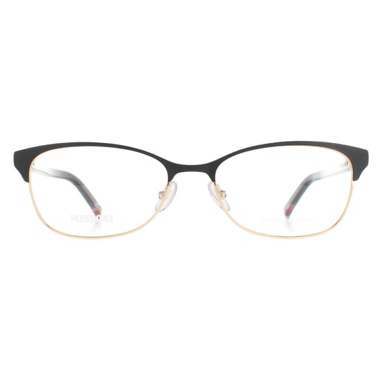 Missoni Semi Rimless Womens Black Glasses