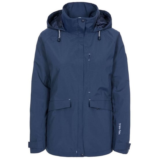 Trespass Womens/Ladies Voyage Waterproof Long-Sleeved Jacket (Navy) - Image 1