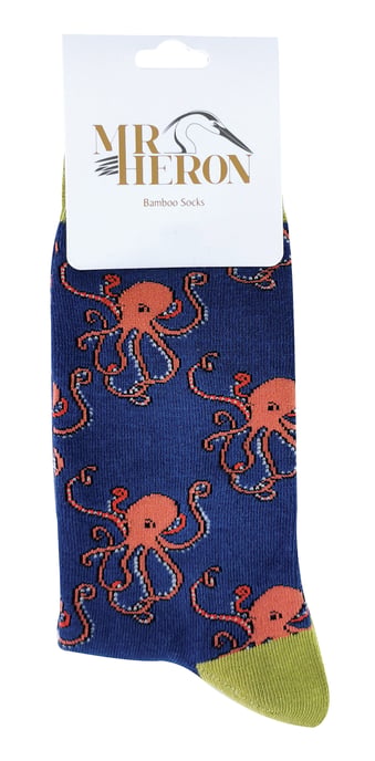MR HERON - Men's Animal Patterned Design Soft Bamboo Novelty Socks - Image 2