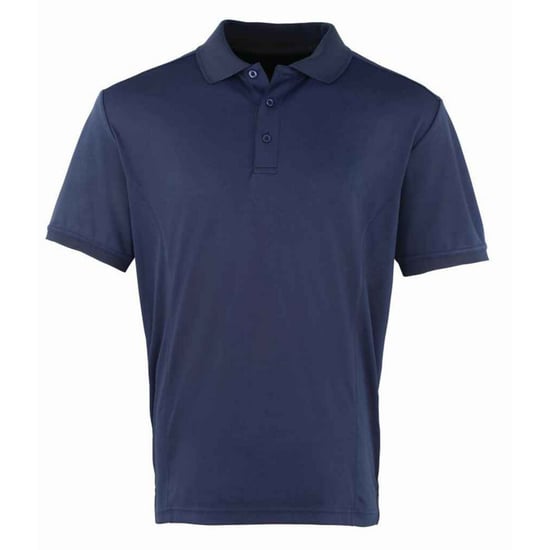 Premier Mens Coolchecker Pique Polo Shirt (Navy) - Image 1