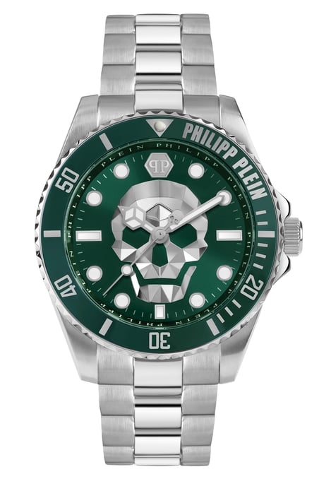 Philipp Plein The $kull Diver Men's Silver Watch PWOAA0622