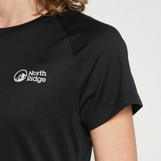 North Ridge Women's Tech Tee Plus with Short Sleeves, Casual T-Shirt