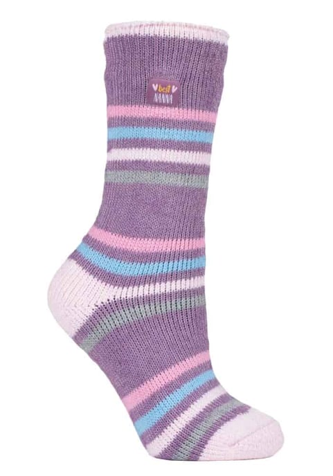 Ladies Warm Fleece Lined Fluffy Thermal Socks for Mum & Grandma - Image 1