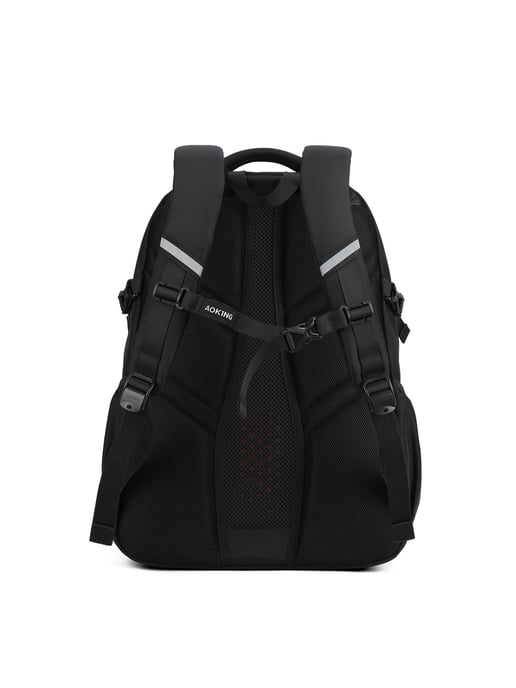 Aoking Backpack Unisex BLACK - Image 4