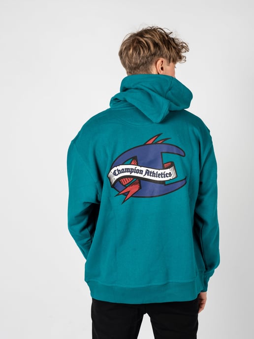 Champion Sweatshirt Hoodie Men's Turquoise