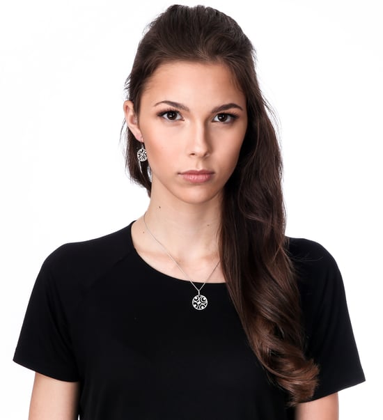 Orphelia Dames 925 Sterling Zilveren Ketting met Pendant - Zilver ZH-7078 - Image 5