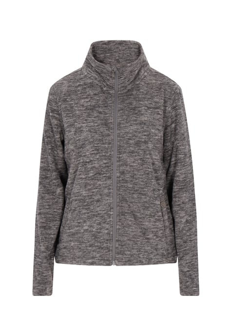 Dreimaster Fleece jas Dames grijs melange - Image 1