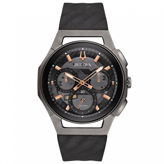 Bulova Curv Men's Black Watch 98A162 - Image 1