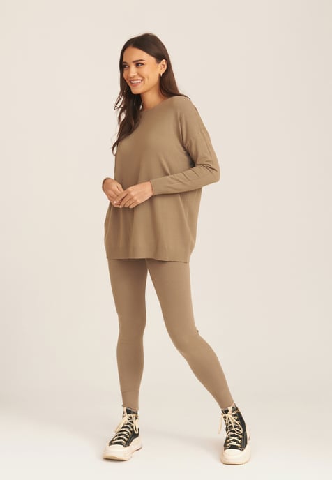 Brushed Cotton Leggings - Image 2