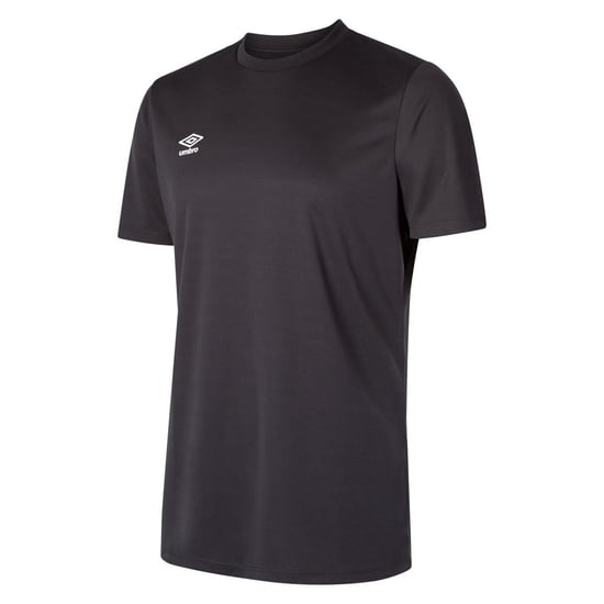 Umbro Mens Club Short-Sleeved Jersey (Carbon/White)