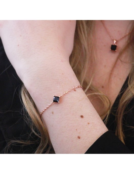 copy of Simple Square : Rose Gold and Crystal - Image 4