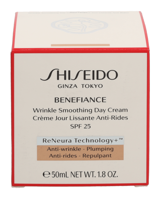 Shiseido Benefiance Wrinkle Smoothing Day Cream SPF25 50ml - Image 2