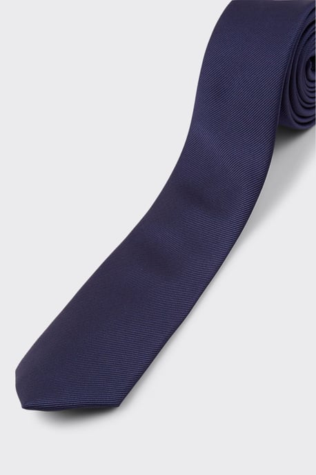Slim Navy Tie
