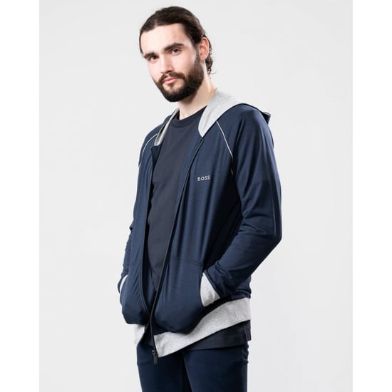 BOSS Mix & Match Mens Zip Through Loungewear Hoodie