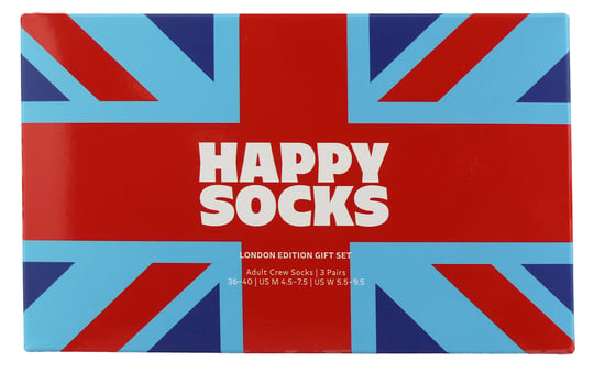 Novelty UK Themed Socks | Happy Socks | Crew London Patterned Socks - UK - Image 2