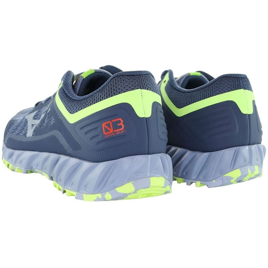 Mizuno Wave Ibuki 3 Trail Womens Blue Running Shoes - Image 4
