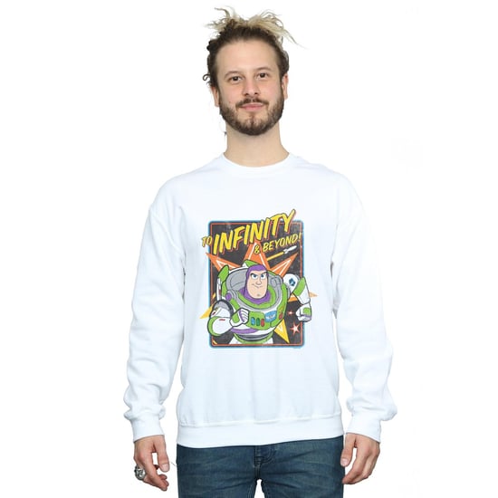 Disney Heren Toy Story 4 Buzz To Infinity Sweatshirt (Wit) - Image 2