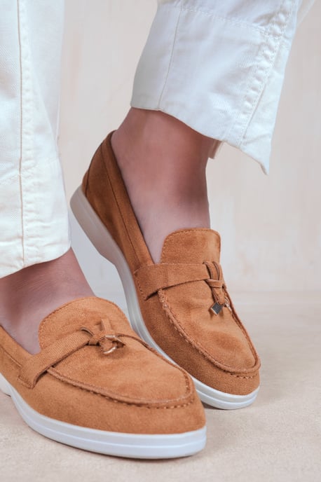 Where's That From Womens 'Pegasus' Trim Loafers - Image 2