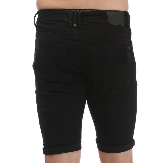 Men's Duck and Cover Zeki Denim Shorts in Black