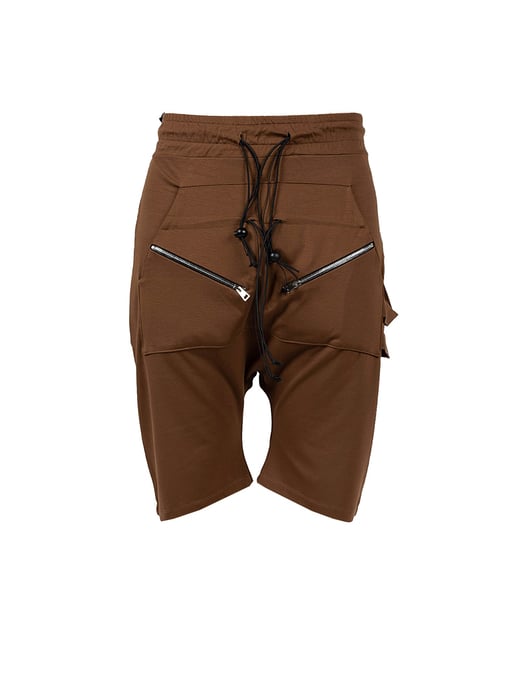 La Haine Inside Us Shorts Estinti Unisex Men's Brown - Image 1