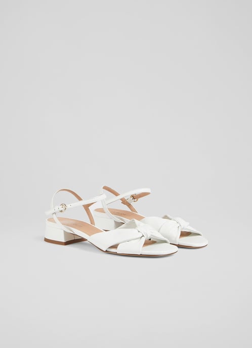 LK Bennett Lina Formal Sandals, White
