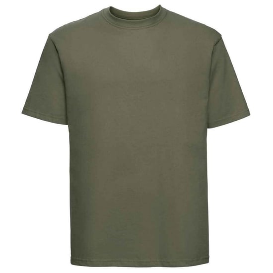 Russell Mens Ringspun Cotton Classic T-Shirt (Olive Green) - Image 1