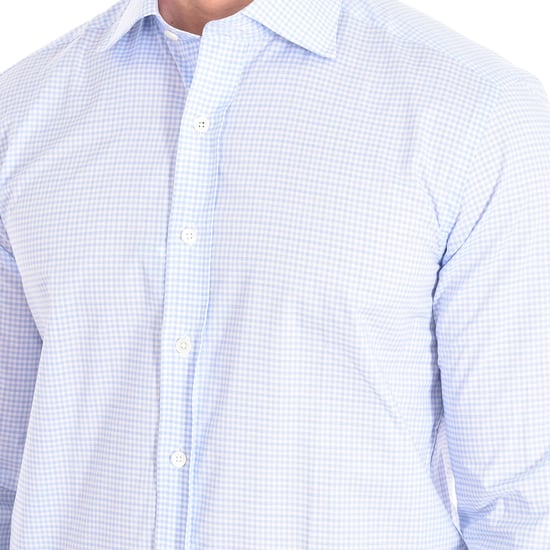 CHARME3 men's long sleeve lapel collar button closure shirt