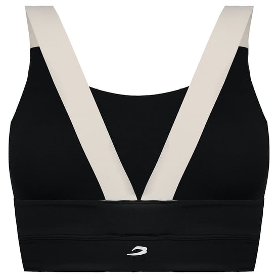 BoxRaw Alicia Womens Black Sports Bra - Image 2