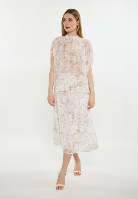 Dreimaster Blouse Dames zandwit - Image 2